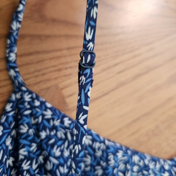 Old Navy Blue Floral A-Line Cami Sundress Dress SP - Picture 8 of 14